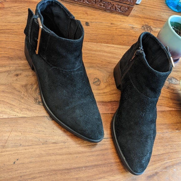 Vagabond black suede booties - Picture 3 of 5